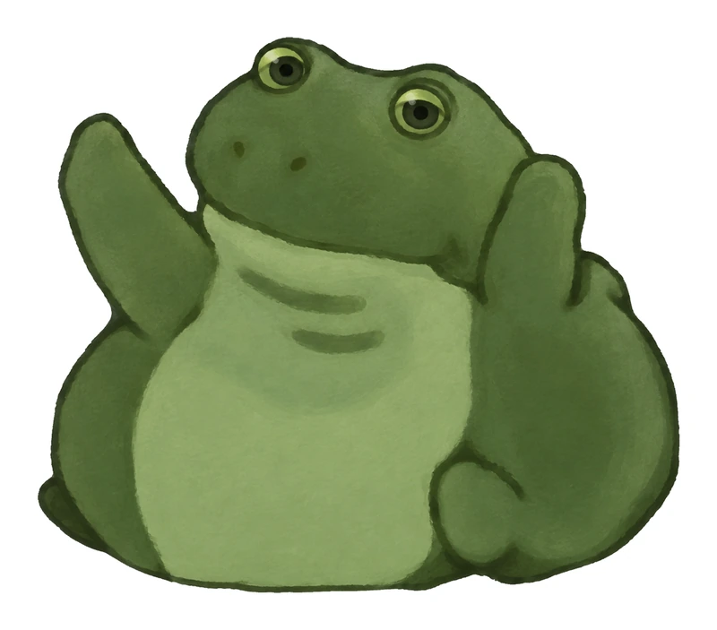 Chonky Bufo Wants To Be Held sticker