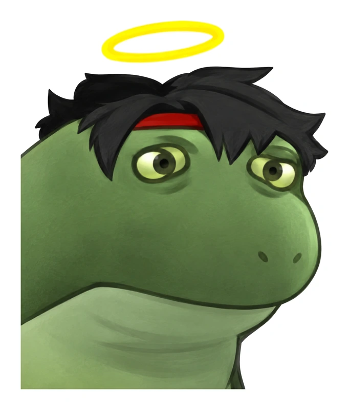 Sleepy Bufo sticker