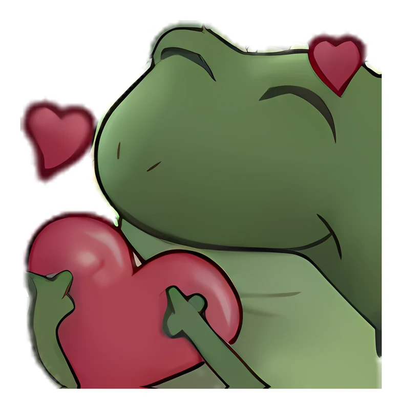 Bufo All Warm And Fuzzy Inside sticker