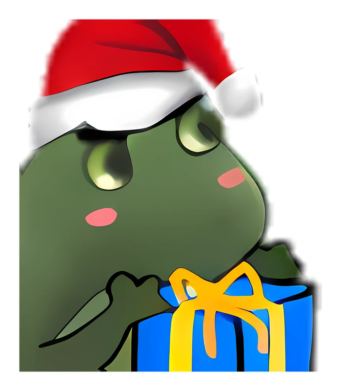 Bufo Angrily Gives You White Elephant Gift sticker