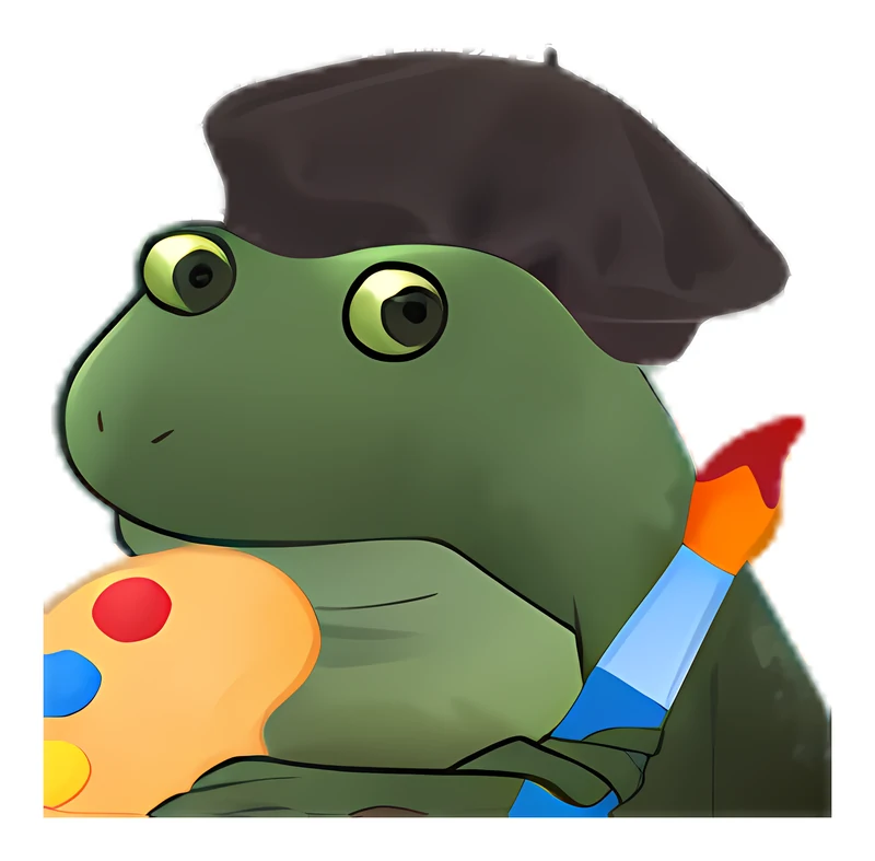 Bufo Artist sticker