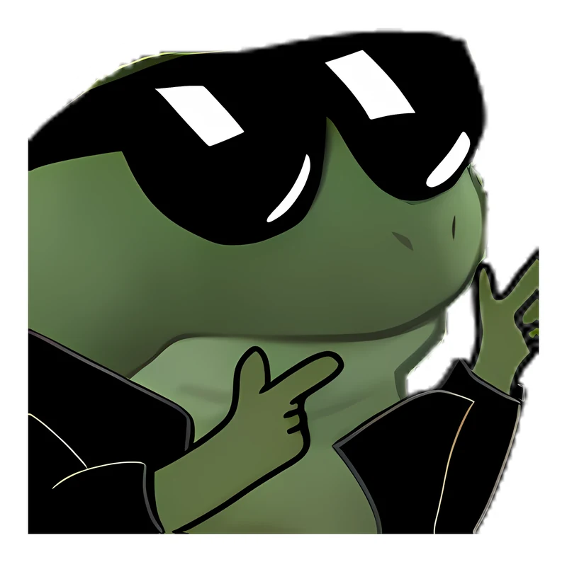 Bufo Ayy sticker