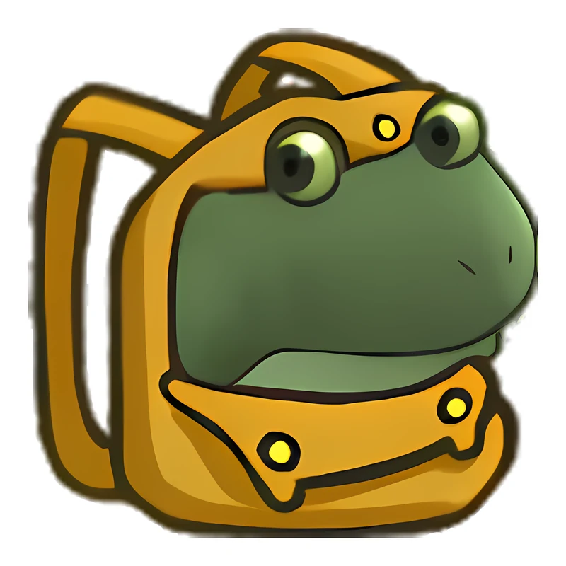 Bufo Backpack sticker