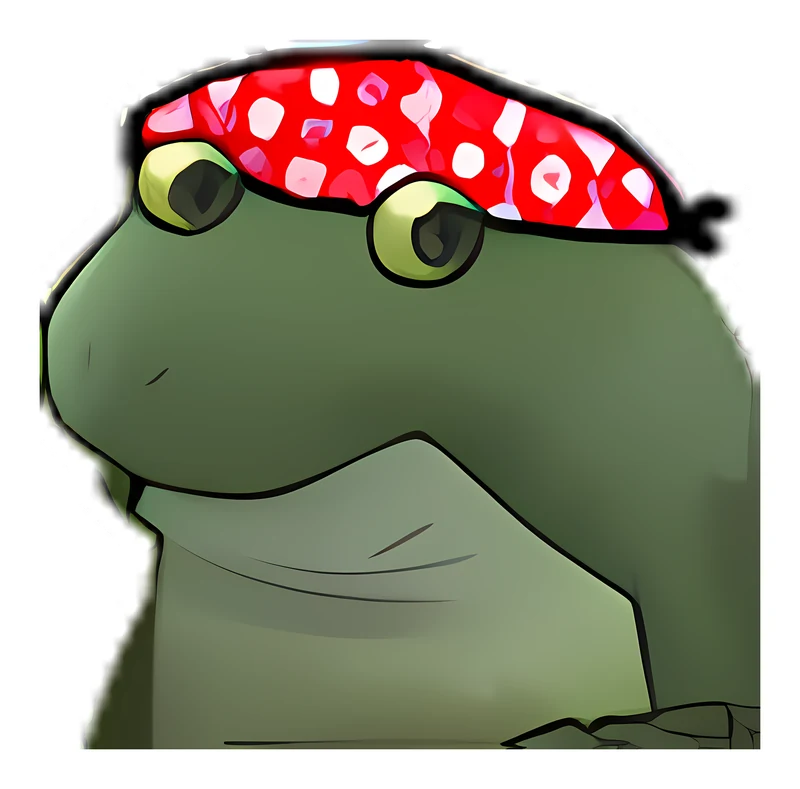 Bufo Bandana sticker