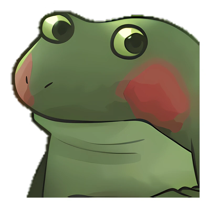 Bufo Basic Blush sticker