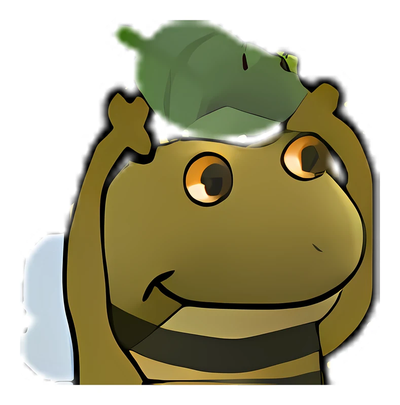 Bufo Bee Leaf sticker