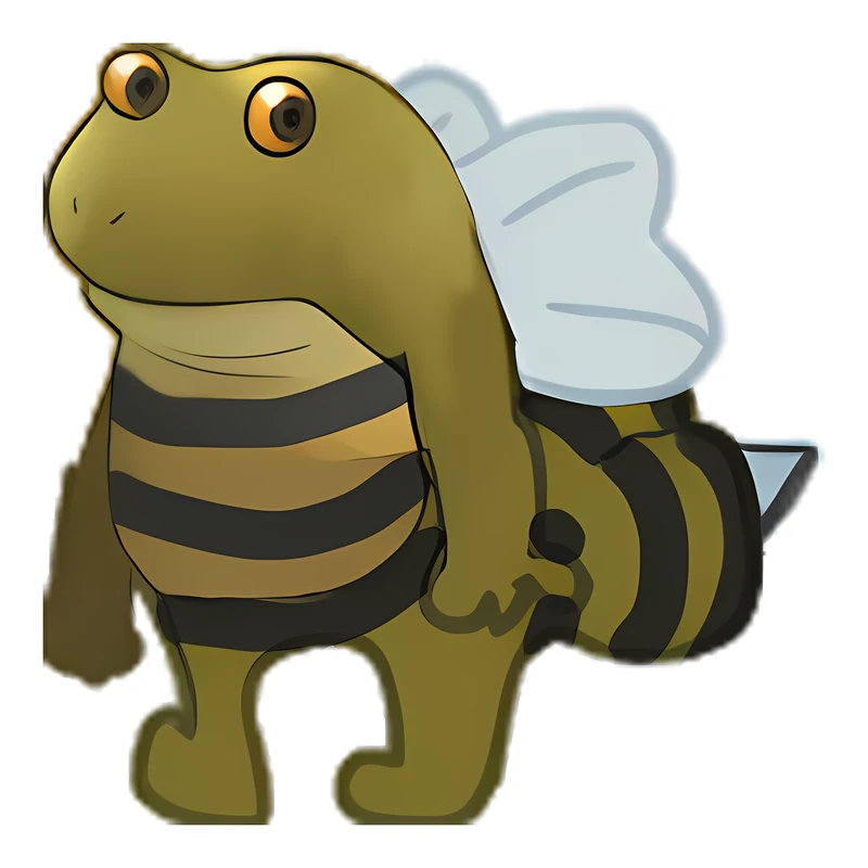 Bufo Bee sticker