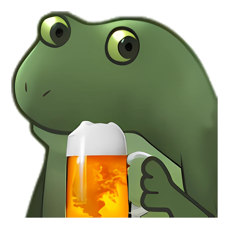 Bufo Beer sticker