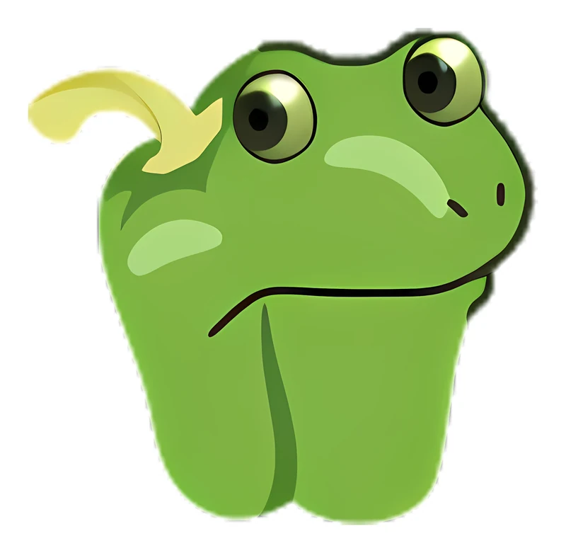 Bufo Bell Pepper sticker