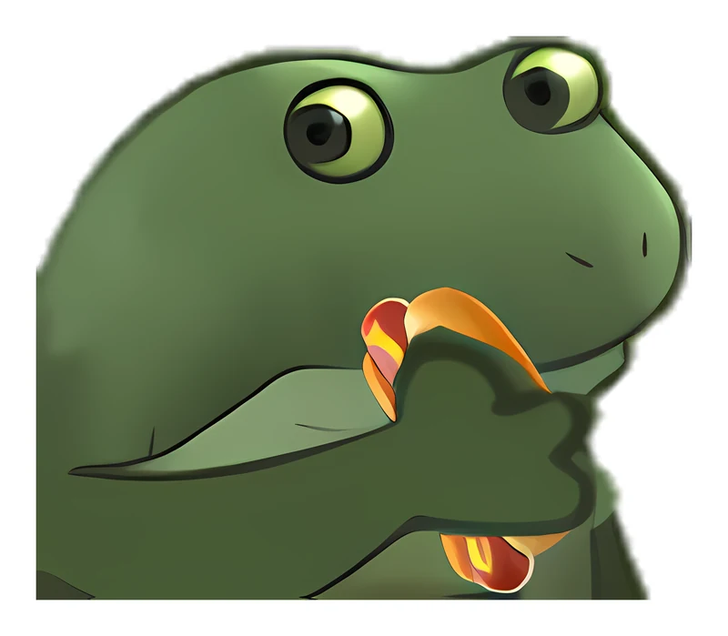 Bufo Betray But Its A Hotdog sticker