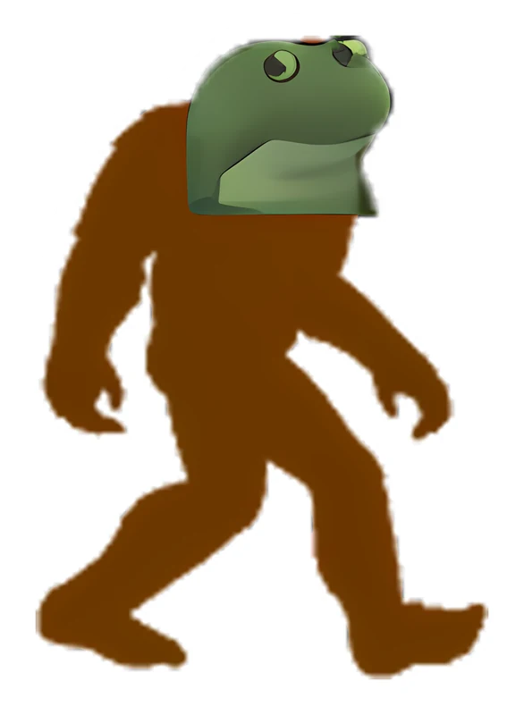 Bufo Bigfoot sticker