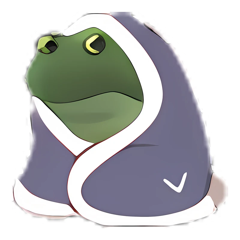 Bufo Blanket sticker