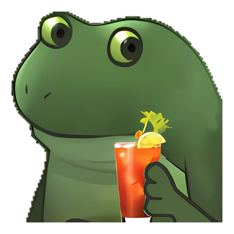 Bufo Bloody Mary sticker
