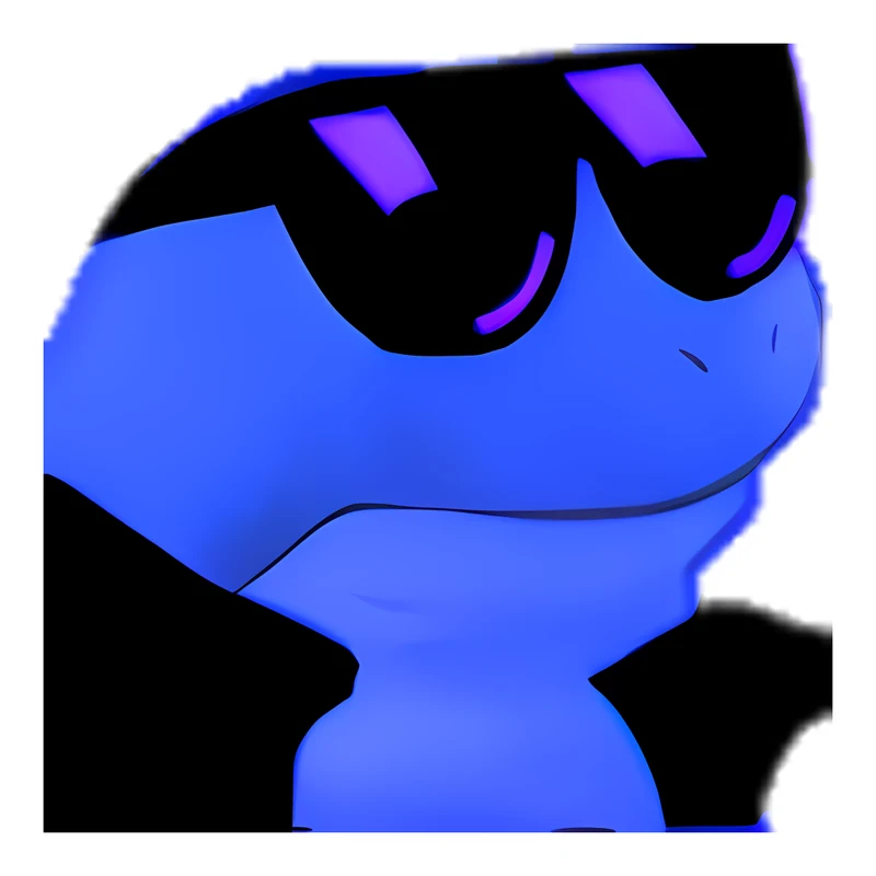 Bufo Blue sticker