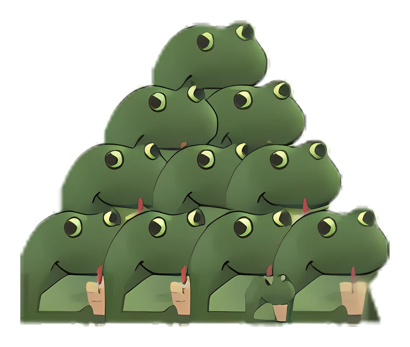 Bufo Boba Army sticker