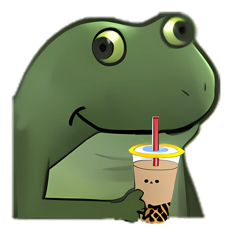 Bufo Boba sticker