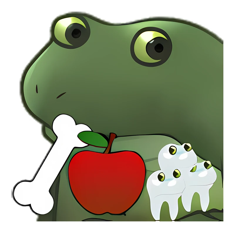 Bufo Bon Appetit sticker