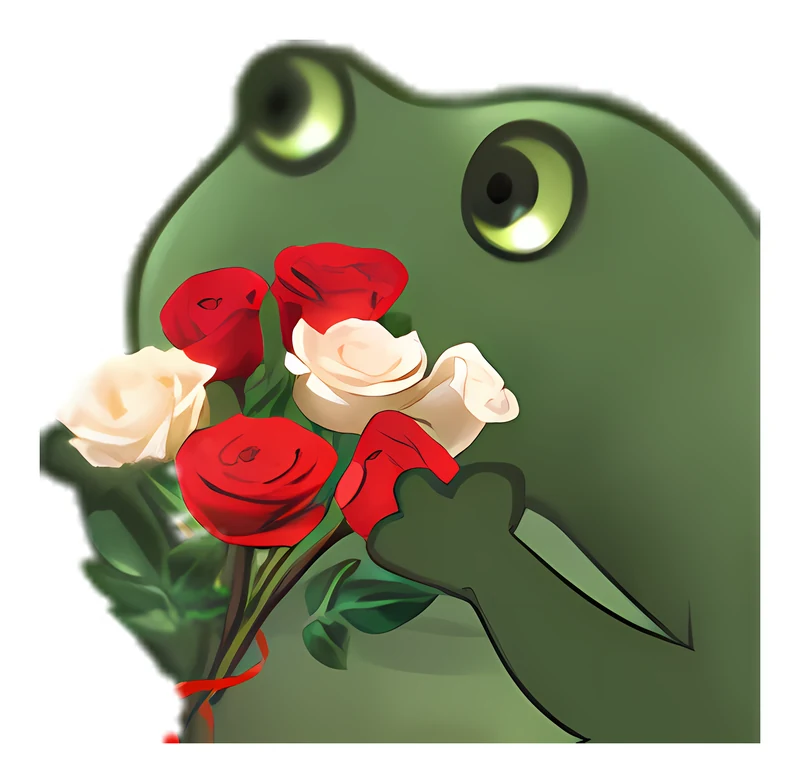 Bufo Bouquet sticker