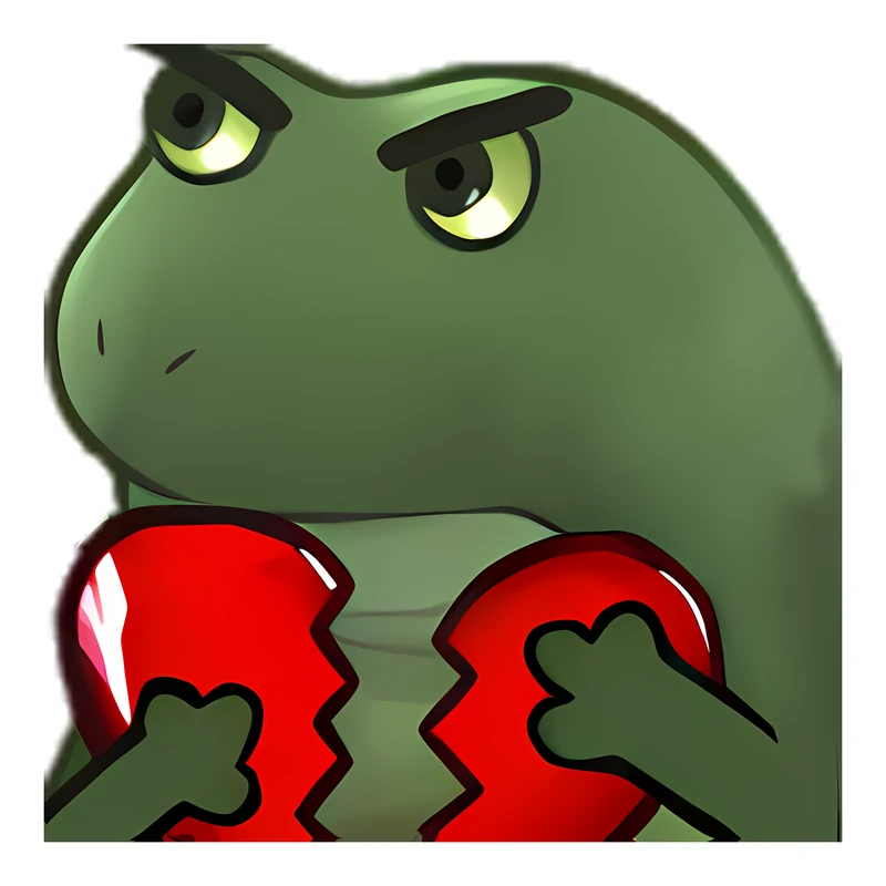 Bufo Breaks Up With You sticker