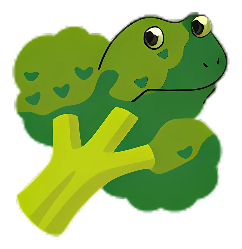 Bufo Broccoli sticker