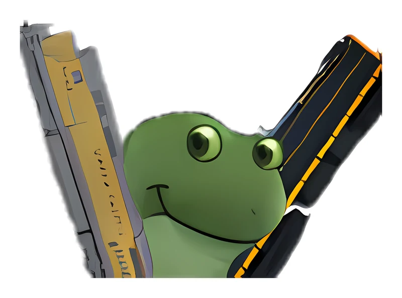 Bufo But His Arms Are Ho Scale Model Trains sticker
