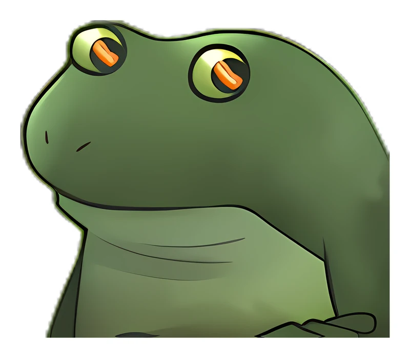 Bufo But You Can See The Hotdog In Their Eyes sticker