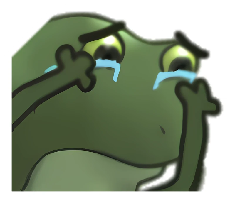 Bufo Cant Take It Anymore sticker