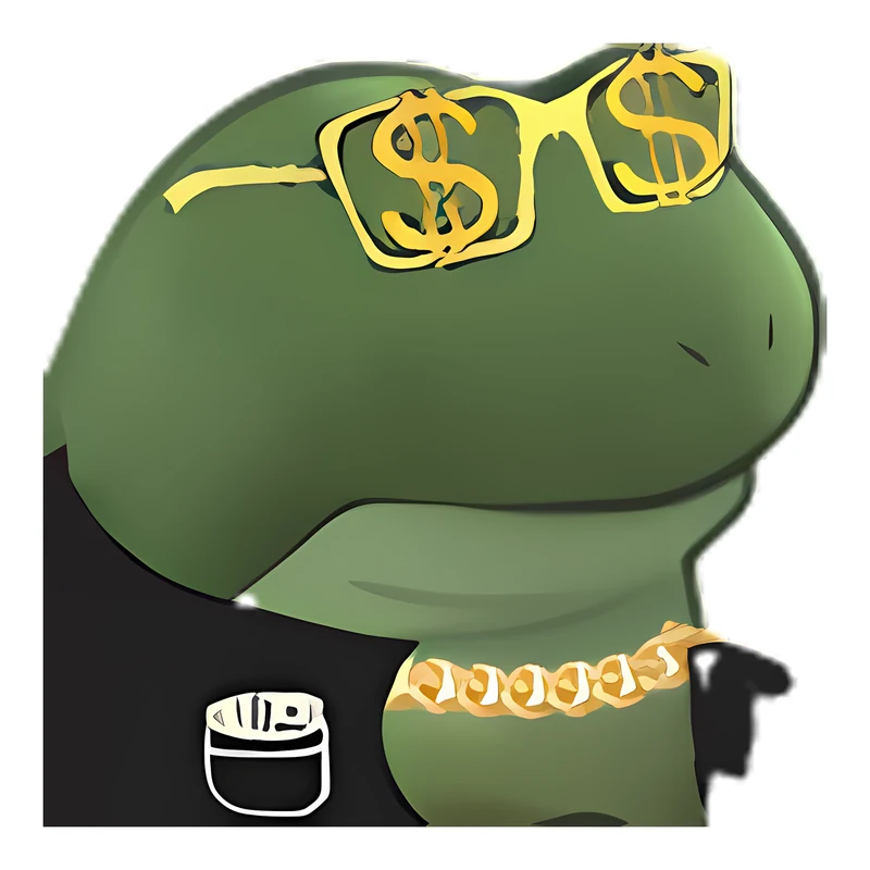Bufo Cash Money sticker