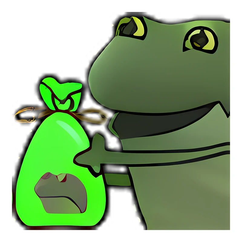Bufo Caught A Radioactive Bufo sticker