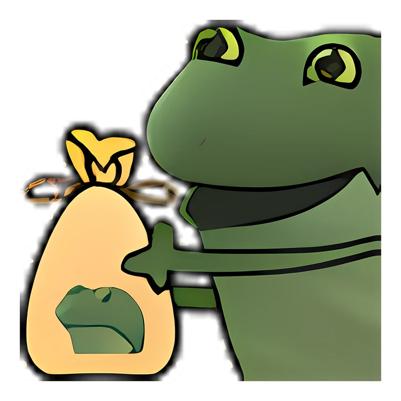 Bufo Caught A Small Bufo sticker