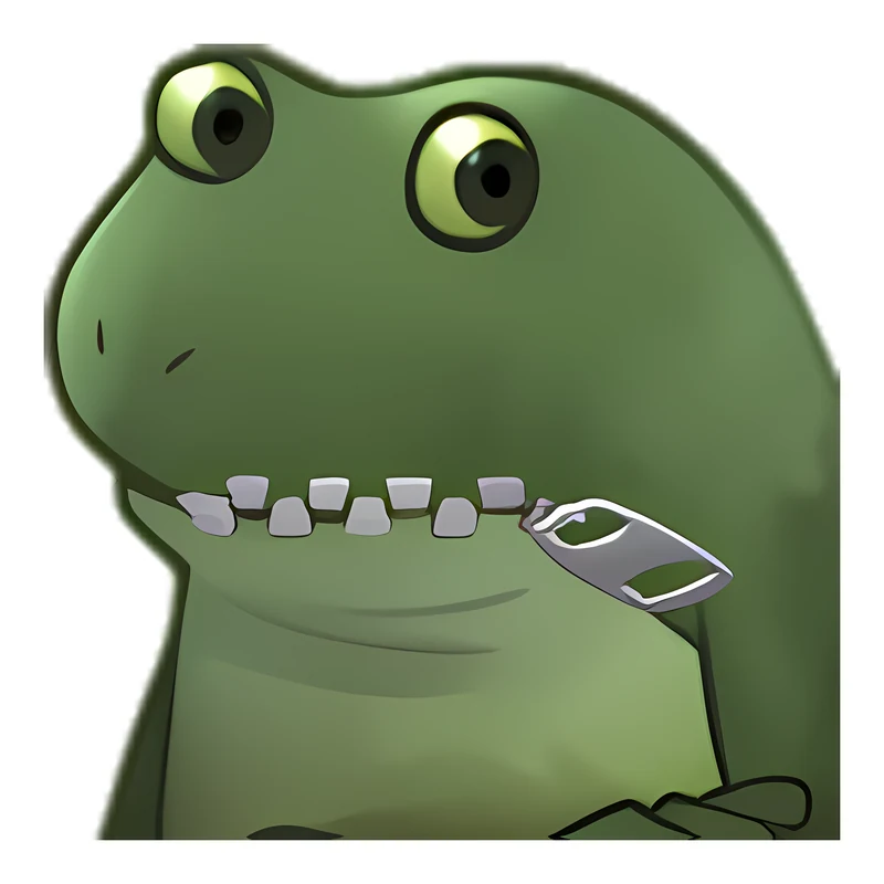 Bufo Censored sticker