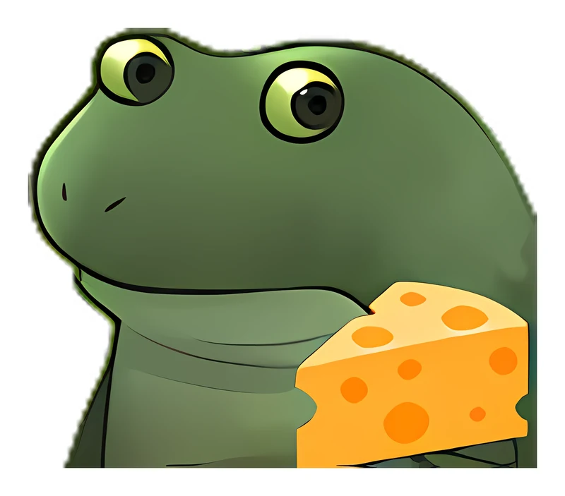 Bufo Cheese sticker