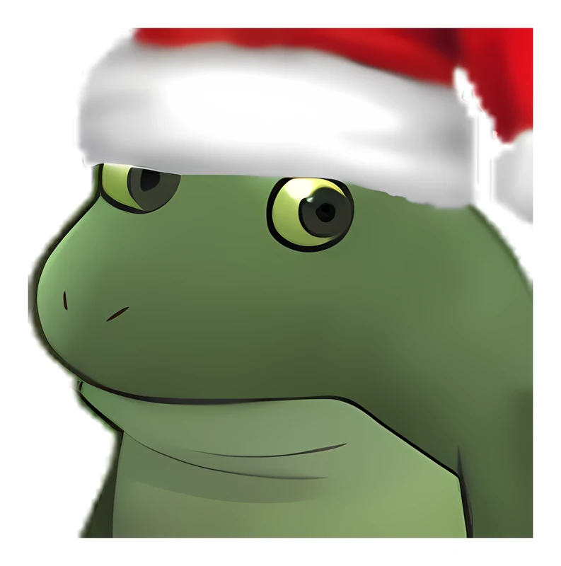 Bufo Claus sticker