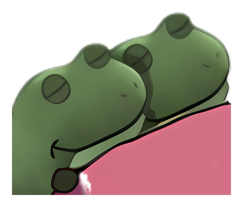 Bufo Cuddle sticker