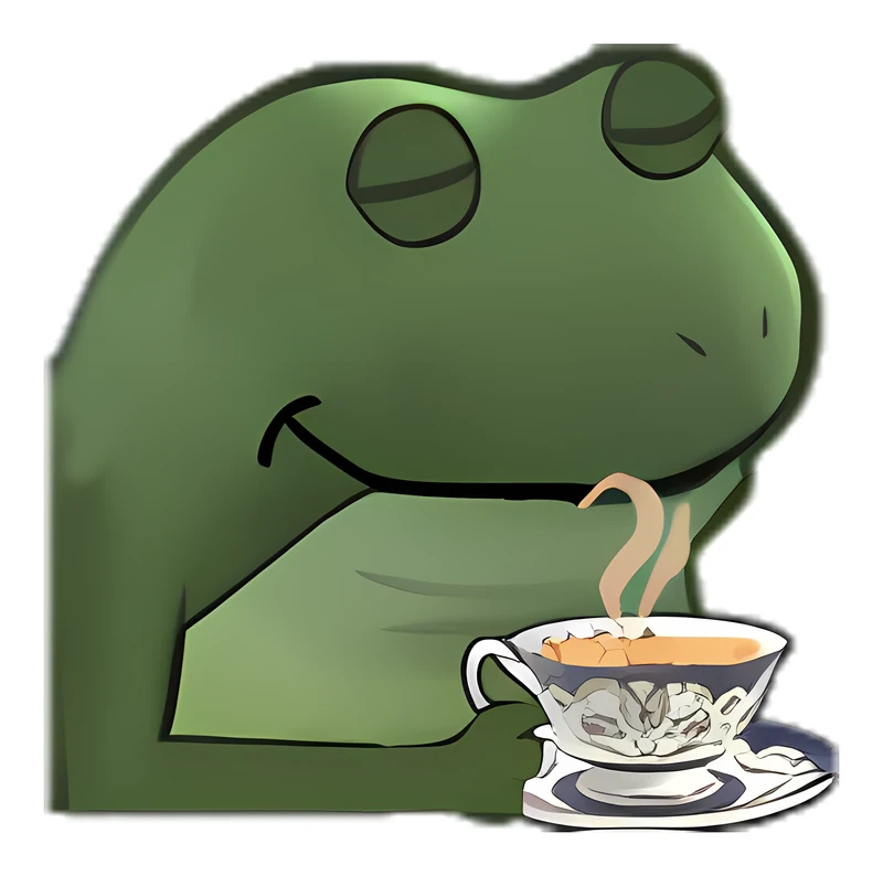 Bufo Cuppa sticker