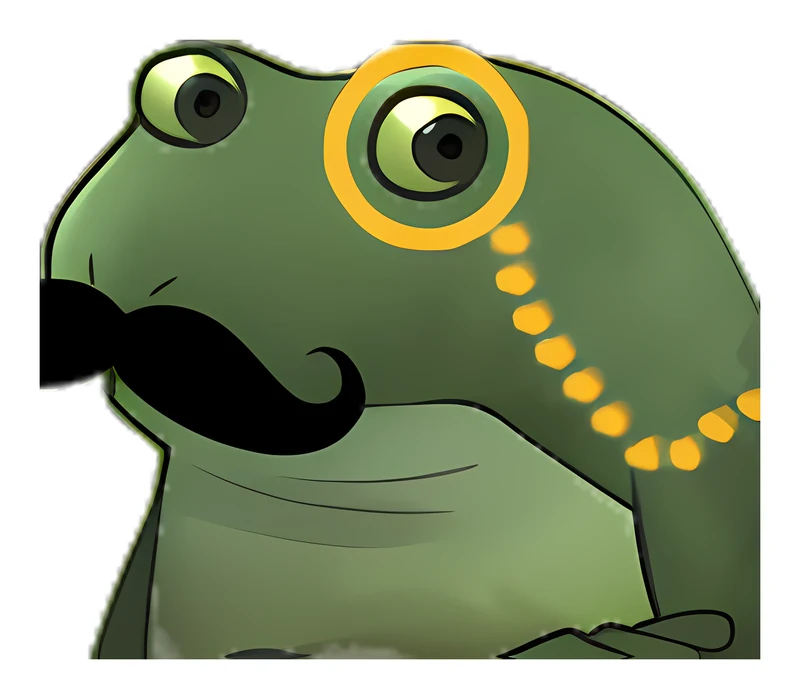 Bufo Dapper sticker