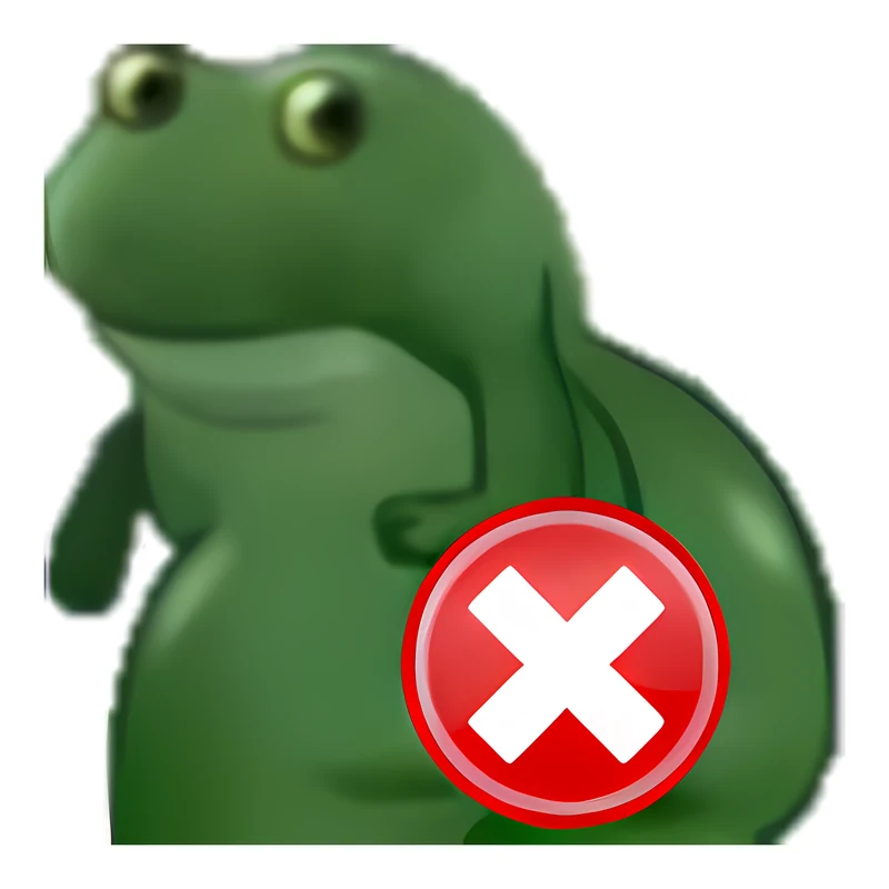 Bufo Declines Your Suppository Offer sticker