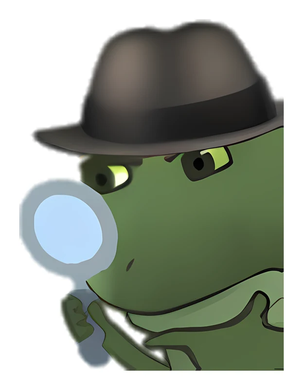 Bufo Detective sticker
