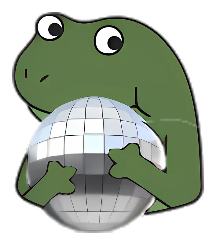 Bufo Disco sticker