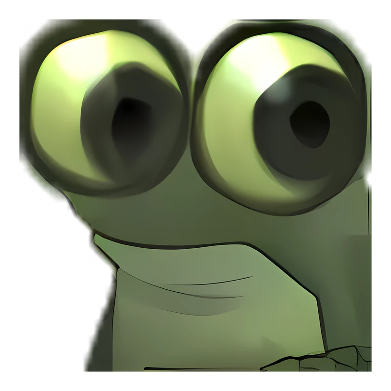 Bufo Dont Trust Whats Over There sticker
