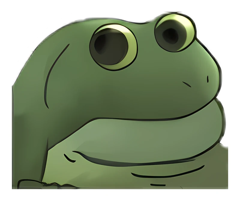 Bufo Double Chin sticker