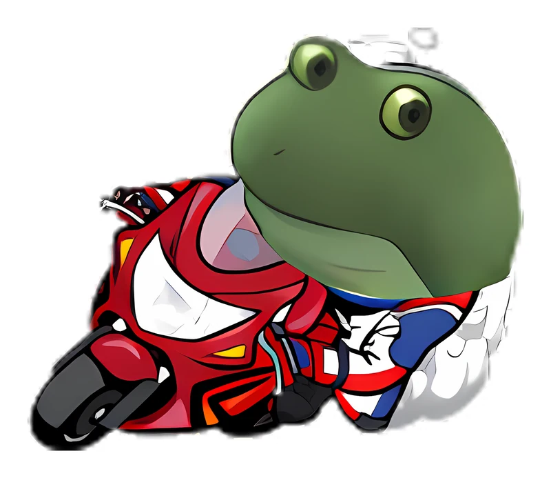Bufo Drags Knee sticker