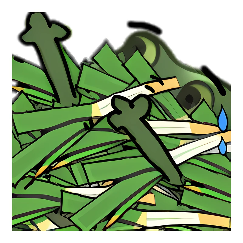 Bufo Drowning In Leeks sticker