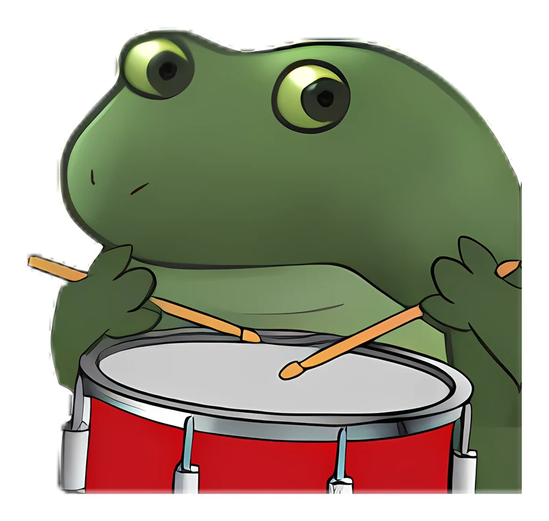Bufo Drumroll sticker