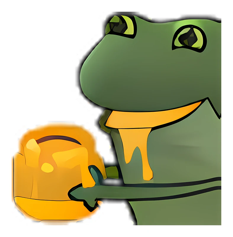 Bufo Eats All Your Honey sticker