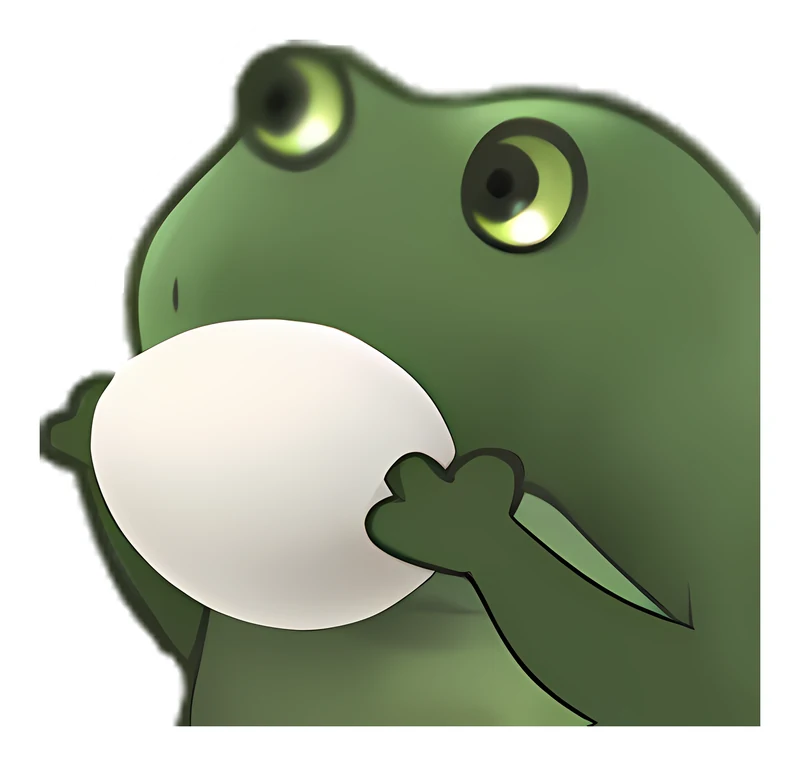 Bufo Egg sticker