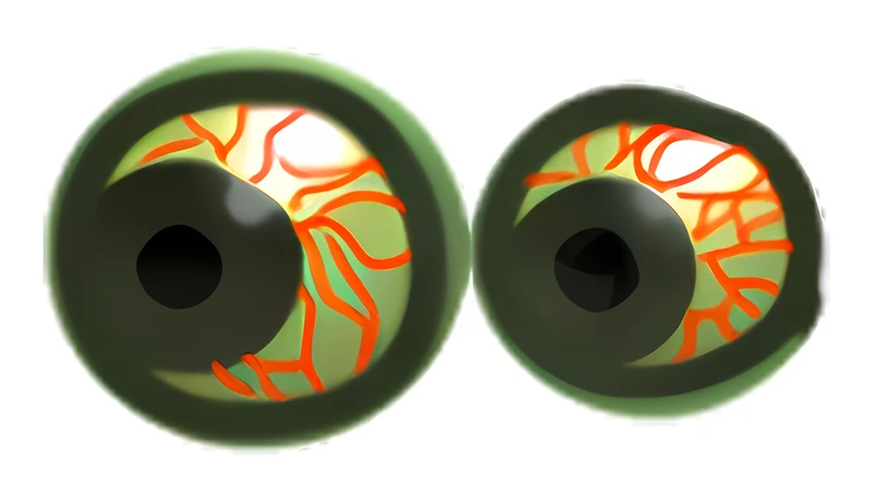 Bufo Eyeballs Bloodshot sticker