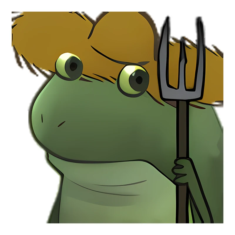 Bufo Farmer sticker