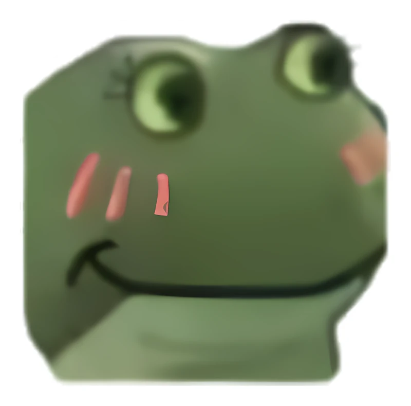 Bufo Feeling Pretty Might Delete Later sticker