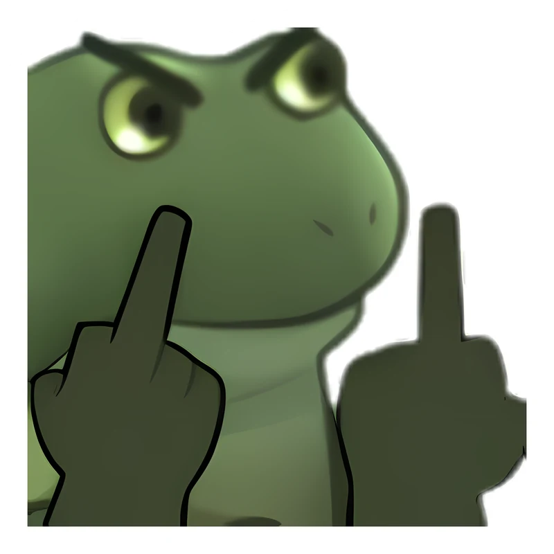 Bufo Flipoff sticker